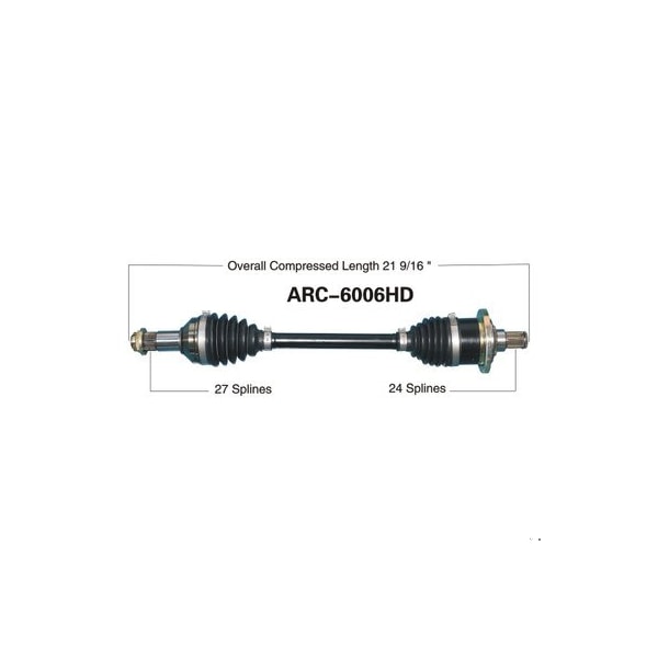 Wide Open Heavy Duty CV Axle for ARCTIC HD FRONT LEFT 400/450/500/550/650/700/1 ARC-6006HD - main